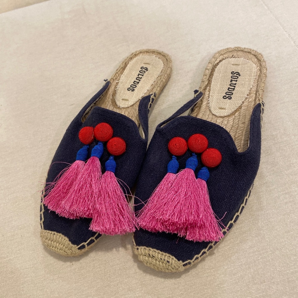 Soludos espadrille tassel slides